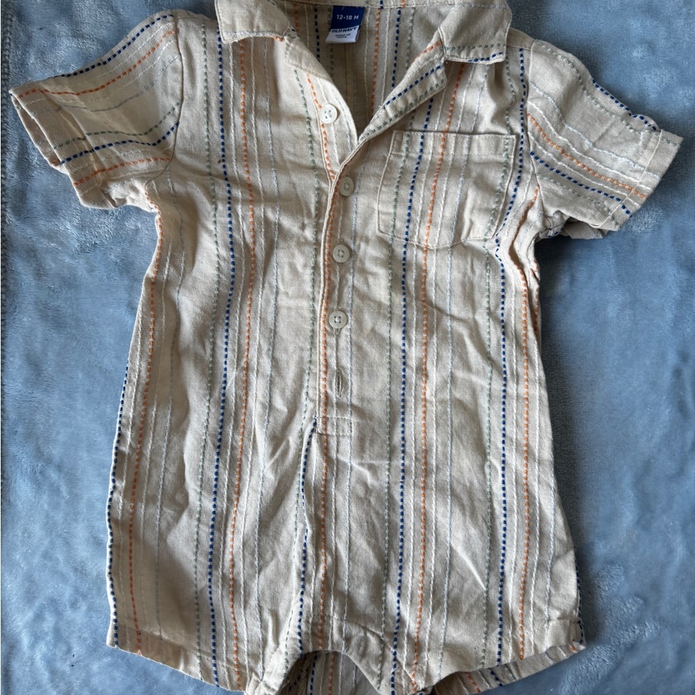 Set of 2 Baby Boys Rompers 6-12 mos